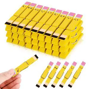 50 Pcs Back to School Clothespins 50 Pcs Back to School Clothespins