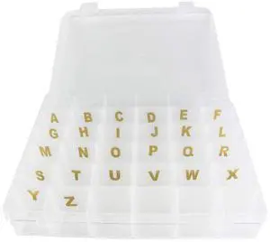 36 Grid Plastic Organizer Container Box with Adjustable dividers,Great for Your Letter Board with Stickers 36 Grid Plastic Organizer Container Box with Adjustable dividers,Great for Your Letter Board with Stickers