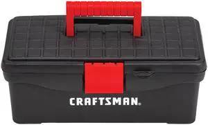 Tool Box, Lockable, 13 in., Red/Black (CMST13004) Tool Box, Lockable, 13 in., Red/Black (CMST13004)