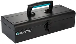 15" Metal Tool Box, Portable Steel Toolbox with Metal Latch 15" Metal Tool Box, Portable Steel Toolbox with Metal Latch