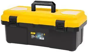18 Inch Tool Box with Lock, 2-Layer Heavy-Duty Organizer with Removable Tray, Liftable Lid for Small Parts, 29lb Capacity & Carry Handle for Tools, Camping, Medical Supply Storage 18 Inch Tool Box with Lock, 2-Layer Heavy-Duty Organizer with Removable Tray, Liftable Lid for Small Parts, 29lb Capacity & Carry Handle for Tools, Camping, Medical Supply Storage