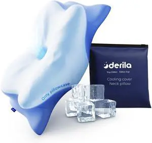 Ergo Pillowcase Cervical Neck Pillow for Sleeping Pillow Case Contour Memory Foam Pillows for Back, Side Sleeper (Pillowcase - 21.25 x 14.17 x 4.72 in) Pillow Case only Ergo Pillowcase Cervical Neck Pillow for Sleeping Pillow Case Contour Memory Foam Pillows for Back, Side Sleeper (Pillowcase - 21.25 x 14.17 x 4.72 in) Pillow Case only