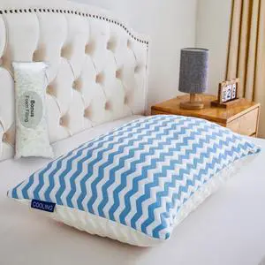 Pillows Queen Size for Bed - Adjustable Firm Pillow for Back Stomach and Side Sleeper - Shredded Memory Foam Cooling Pillow for Neck and Shoulder Pain with Washable Cover Pillows Queen Size for Bed - Adjustable Firm Pillow for Back Stomach and Side Sleeper - Shredded Memory Foam Cooling Pillow for Neck and Shoulder Pain with Washable Cover