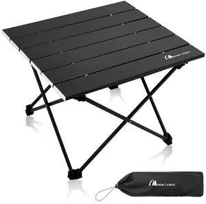 Ultralight Folding Camping Table, Compact,Portbale with Carry Bag, for Outdoor Cooking, Picnic, Camp, Boat, Travel (Black - S) Ultralight Folding Camping Table, Compact,Portbale with Carry Bag, for Outdoor Cooking, Picnic, Camp, Boat, Travel (Black - S)