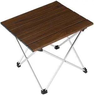 Camping Table with Aluminum Table Top, Folding Beach Table Easy to Carry, Prefect for Outdoor, Picnic, BBQ, Cooking, Festival, Beach, Home Use Camping Table with Aluminum Table Top, Folding Beach Table Easy to Carry, Prefect for Outdoor, Picnic, BBQ, Cooking, Festival, Beach, Home Use