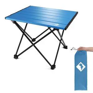 Portable Camping Side Table, Ultralight Aluminum Folding Beach Table Portable Camping Side Table, Ultralight Aluminum Folding Beach Table