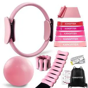 Pilates Kit with Ankle Weight, Pilates Ring Ball, Resistance Band Pilates Kit with Ankle Weight, Pilates Ring Ball, Resistance Band