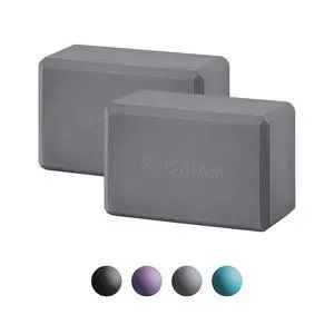 Yoga Block - Supportive Latex-Free Eva Foam - Soft Non-Slip Surface with Beveled Edges for Yoga, Pilates, Meditation - Yoga Accessories for Stability, Balance, Deepen Stretches Yoga Block - Supportive Latex-Free Eva Foam - Soft Non-Slip Surface with Beveled Edges for Yoga, Pilates, Meditation - Yoga Accessories for Stability, Balance, Deepen Stretches