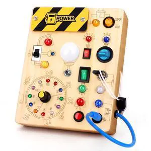 Busy Board for Toddlers - Montessori Educational Toy for 1-3 Year Old Boys & Girls | Travel-Friendly Sensory Learning Activity | Ideal for Kids with Autism(Clocks Busy Board) Busy Board for Toddlers - Montessori Educational Toy for 1-3 Year Old Boys & Girls | Travel-Friendly Sensory Learning Activity | Ideal for Kids with Autism(Clocks Busy Board)