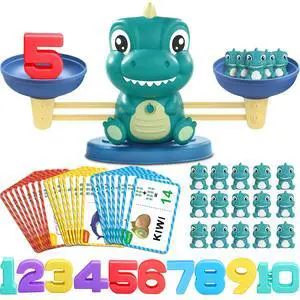 Dinosaur Math Balance Toys, Montessori Toys for 3 Years Old Kids Dinosaur Math Balance Toys, Montessori Toys for 3 Years Old Kids