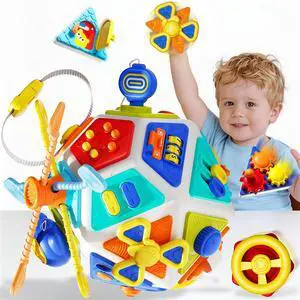 22 in 1 Busy BoardActivity Cube Montessori Sensory Fine Motor Skills Toys 22 in 1 Busy BoardActivity Cube Montessori Sensory Fine Motor Skills Toys