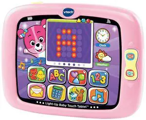 Light-Up Baby Touch Tablet, Pink Light-Up Baby Touch Tablet, Pink