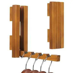 Wood Wall Mounted Clothes Drying Rack, 6 Inch Small Spaces Foldable Clothes Wall Hanging Racks, Wooden Folding Clothes Hanger Racks for Apartments Closet Balconies Laundry Room, Bedroom, Living Room Wood Wall Mounted Clothes Drying Rack, 6 Inch Small Spaces Foldable Clothes Wall Hanging Racks, Wooden Folding Clothes Hanger Racks for Apartments Closet Balconies Laundry Room, Bedroom, Living Room