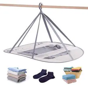 1 Tier Folding Mesh Clothes Drying Rack with Internal Fixation Stackable Sweater Drying Rack Portable Hanging Laundry Rack for Sweater,T-Shirt,Delicates,Swimsuit (1 Pack) 1 Tier Folding Mesh Clothes Drying Rack with Internal Fixation Stackable Sweater Drying Rack Portable Hanging Laundry Rack for Sweater,T-Shirt,Delicates,Swimsuit (1 Pack)