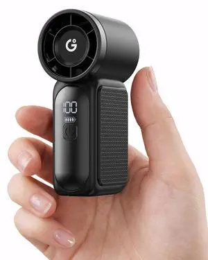 Portable Handheld Mini Fan, 6 Speeds 16900 RPM High Velocity Personal Fan with LED Display, USB Rechargeable, Mini Fan with Lanyard for Makeup, Travel, Outdoor for Women Girl Gift, Black Portable Handheld Mini Fan, 6 Speeds 16900 RPM High Velocity Personal Fan with LED Display, USB Rechargeable, Mini Fan with Lanyard for Makeup, Travel, Outdoor for Women Girl Gift, Black