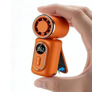 Portable rechargeable handheld small fan With built-in fixed clamp Portable rechargeable handheld small fan With built-in fixed clamp