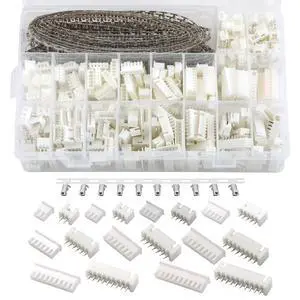 1270Pcs XH2.54mm Connector Kit 2P 3P 4P 5P Housing & Pin Headers 1270Pcs XH2.54mm Connector Kit 2P 3P 4P 5P Housing & Pin Headers