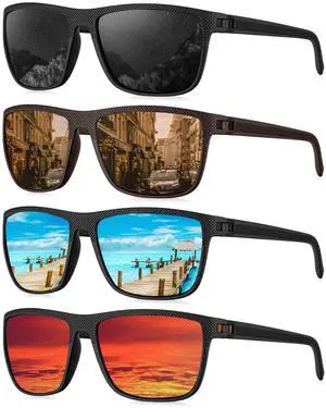 Mens Sun-Glasses Polarized Sunglasses-Men: Classic Sunglasses with Ultraviolet Protection for Driving Fishing Golf Mens Sun-Glasses Polarized Sunglasses-Men: Classic Sunglasses with Ultraviolet Protection for Driving Fishing Golf