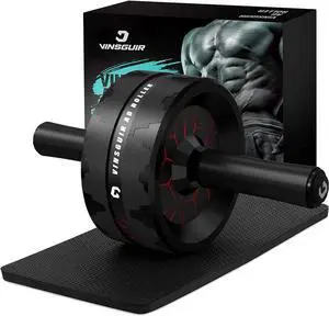 Ab Roller Wheel, Abs Workout Equipment for Abdominal & Core Strength Training, Exercise Wheels for Home Gym, Fitness Equipment for Core Workout with Knee Pad Accessories Ab Roller Wheel, Abs Workout Equipment for Abdominal & Core Strength Training, Exercise Wheels for Home Gym, Fitness Equipment for Core Workout with Knee Pad Accessories