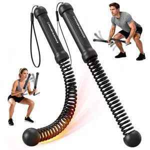2PCS Weighted Ropeless Battle Ropes, Portable Cordless Battle Rope with Non-Slip Handles, Workout Exercise Rope for HIIT, Cardio & StrengthBlack 2PCS Weighted Ropeless Battle Ropes, Portable Cordless Battle Rope with Non-Slip Handles, Workout Exercise Rope for HIIT, Cardio & StrengthBlack