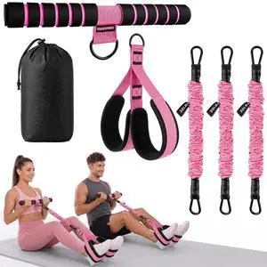 Multifunctional Foot Pedal Resistance Band Set 30-90LB Multifunctional Foot Pedal Resistance Band Set 30-90LB