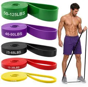 Resistance Bands for Working Out, 5 Levels Pull Up Assistance Bands Set for Workout, Exercise, Home Gym & Strength Training Resistance Bands for Working Out, 5 Levels Pull Up Assistance Bands Set for Workout, Exercise, Home Gym & Strength Training