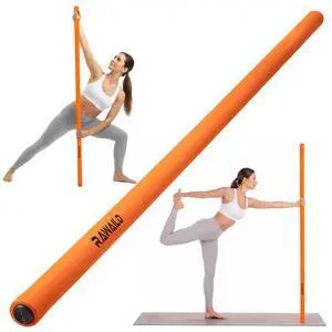 Yoga Stick, Upgraded 5ft Sturdy Steel Mobility Stick, Adjustable Exercise Equipment for Stretching, Flexibility & Balance, Physical Therapy & Posture Correction, Shoulder & Back Relaxation Yoga Stick, Upgraded 5ft Sturdy Steel Mobility Stick, Adjustable Exercise Equipment for Stretching, Flexibility & Balance, Physical Therapy & Posture Correction, Shoulder & Back Relaxation