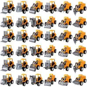 36 Pack Pull Back Construction Engineering Vehicles Toy Playset, Mini Plastic Construction Excavator Trucks Car Toys for Boys Girls Kids Toddlers 36 Pack Pull Back Construction Engineering Vehicles Toy Playset, Mini Plastic Construction Excavator Trucks Car Toys for Boys Girls Kids Toddlers