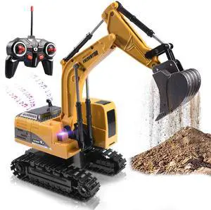 Remote Control Excavator, Beach Excavator Sand Toy Gift for Boys Age 3-7 Remote Control Excavator, Beach Excavator Sand Toy Gift for Boys Age 3-7