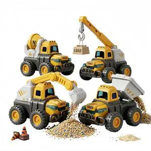 4 PCS Kid Construction Toys Trucks,Excavator Toys for Boys 3-5 year old 4 PCS Kid Construction Toys Trucks,Excavator Toys for Boys 3-5 year old
