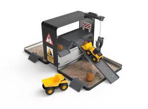 Construction Toys, Store N Go Playset - Tin Travel Case Transforms into Multi-Level Worksite, Includes 2 Little Machines Vehicles & 10 + Accessories, Portable STEM Toy for Kids Ages 3 + Construction Toys, Store N Go Playset - Tin Travel Case Transforms into Multi-Level Worksite, Includes 2 Little Machines Vehicles & 10 + Accessories, Portable STEM Toy for Kids Ages 3 +