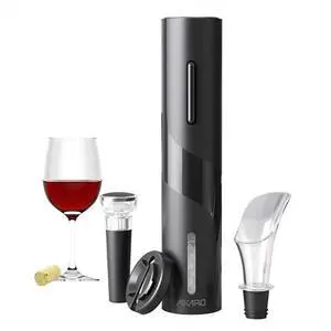 Electric Wine Bottle Opener Automatic Electronic Corkscrew, Battery Operated (Set) Electric Wine Bottle Opener Automatic Electronic Corkscrew, Battery Operated (Set)