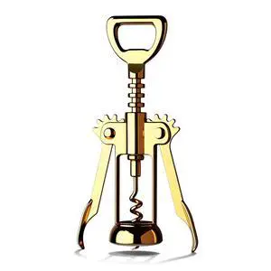 Gold Wine Opener, Zinc Alloy Premium Wing Corkscrew with Multifunctional Bottles Opener, Sharp Wine Corkscrew Gold Wine Opener, Zinc Alloy Premium Wing Corkscrew with Multifunctional Bottles Opener, Sharp Wine Corkscrew