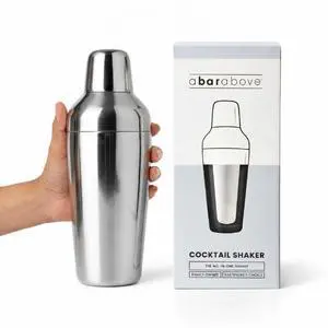All in One Cocktail Shaker, Cobbler Style Shaker, 24 oz All in One Cocktail Shaker, Cobbler Style Shaker, 24 oz