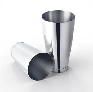 Boston Cocktail Shaker Set, 28 oz & 20 oz Stainless Steel Weighted Shaker Tins, Metal Martini Shaker Drink Mixer for Bartending, Professional Bar Tools for Bartender Boston Cocktail Shaker Set, 28 oz & 20 oz Stainless Steel Weighted Shaker Tins, Metal Martini Shaker Drink Mixer for Bartending, Professional Bar Tools for Bartender