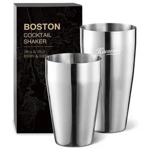 Cocktail Shaker Set, 2-Piece Boston Shaker Set for Drink Mixing Cocktail Shaker Set, 2-Piece Boston Shaker Set for Drink Mixing