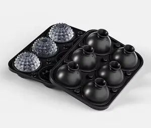 KORA HAUS Sphere Ice Cube Mold with Lid Extra Large Premium Silicone Ice Ball Maker for Whiskey, Cocktails & Bourbon Ice Sphere Mold BPA Free Easy Release Ice Tray KORA HAUS Sphere Ice Cube Mold with Lid Extra Large Premium Silicone Ice Ball Maker for Whiskey, Cocktails & Bourbon Ice Sphere Mold BPA Free Easy Release Ice Tray