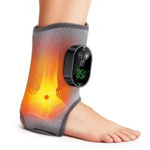 Foot Massager for Pain Relief, Cordless Ankle Heating Pad, Heated Ankle Wrap,with 6 Heating 3 Massage Modes & Timer, Foot Massager with Heat Foot Massager for Pain Relief, Cordless Ankle Heating Pad, Heated Ankle Wrap,with 6 Heating 3 Massage Modes & Timer, Foot Massager with Heat