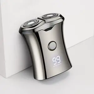 Electric Mini Travel Shaver for Men - Pocket Size Washable Electronic Razor - Mens Rechargeable Portable Cordless Small Shaving Face Beard - Wet & Dry Rotary Compact Electrical Shave Electric Mini Travel Shaver for Men - Pocket Size Washable Electronic Razor - Mens Rechargeable Portable Cordless Small Shaving Face Beard - Wet & Dry Rotary Compact Electrical Shave