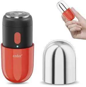 Mini Electric Razor, Facial Hair Removal for Women: Rechargeable Waterproof Shaver Cordless Travel Razor for Face, Underarms & Sensitive Areas, Portable Grooming Gift, Electric Razors for Women, Red Mini Electric Razor, Facial Hair Removal for Women: Rechargeable Waterproof Shaver Cordless Travel Razor for Face, Underarms & Sensitive Areas, Portable Grooming Gift, Electric Razors for Women, Red