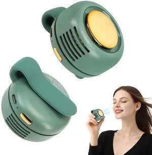 Portable Waist Clip Fan, Silent Mini Bladeless Fan Clip On, Adjustable 3-Speed Suspended Whirlwind Cooler Fans Clip-on for Shirt and Waist, Outdoor & Travel & Office, Travel Accessories Gift Portable Waist Clip Fan, Silent Mini Bladeless Fan Clip On, Adjustable 3-Speed Suspended Whirlwind Cooler Fans Clip-on for Shirt and Waist, Outdoor & Travel & Office, Travel Accessories Gift