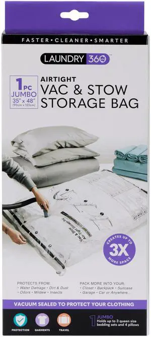 Air-Tight Jumbo Cube Vacuum Storage Bags Air-Tight Jumbo Cube Vacuum Storage Bags