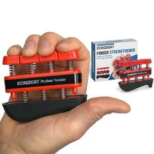 Finger Strengthener Medium Tension - Grip Strength Trainer, Forearm & Hand Gripper Exerciser, Strengthening Grip for Therapy, Guitar Handgrip, Wrist Strengtheners Finger Strengthener Medium Tension - Grip Strength Trainer, Forearm & Hand Gripper Exerciser, Strengthening Grip for Therapy, Guitar Handgrip, Wrist Strengtheners
