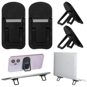 Portable Laptop Stand 2 Tilt Angles Adjustment 2 Pcs Self-Adhesive Foldable Keyboard Riser Black ABS Mini Feet for Most Desk Laptop Keyboard (2.36 x 1.18 Inch) Portable Laptop Stand 2 Tilt Angles Adjustment 2 Pcs Self-Adhesive Foldable Keyboard Riser Black ABS Mini Feet for Most Desk Laptop Keyboard (2.36 x 1.18 Inch)