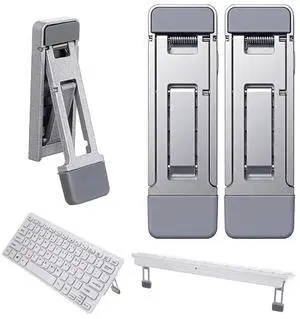 2 Pcs Keyboard Riser, Keyboard Tilt Stand with 3 Adjustable Angles 2 Pcs Keyboard Riser, Keyboard Tilt Stand with 3 Adjustable Angles