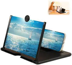Smartphone Screen Magnifier, 3D HD Mobile Phone Magnifier Projector Screen Enlarger for Movies, Videos, and Gaming, Foldable Cell Phone Stand with Screen Amplifier, Supports All Smartphones (12Inch) Smartphone Screen Magnifier, 3D HD Mobile Phone Magnifier Projector Screen Enlarger for Movies, Videos, and Gaming, Foldable Cell Phone Stand with Screen Amplifier, Supports All Smartphones (12Inch)