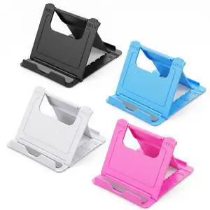 4 Pack Cell Phone Stand for Desk Portable Foldable Phone Holder Universal Adjustable Phones Stand Compatible with Most Mobile Phones Tablet 4 Pack Cell Phone Stand for Desk Portable Foldable Phone Holder Universal Adjustable Phones Stand Compatible with Most Mobile Phones Tablet