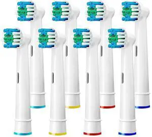 8 Pack Replacement Toothbrush Heads Compatible Brush Heads for Most Braun Oral-B Vitality Professional Care Pro Smart Genius Electric Toothbrushes 8 Pack Replacement Toothbrush Heads Compatible Brush Heads for Most Braun Oral-B Vitality Professional Care Pro Smart Genius Electric Toothbrushes