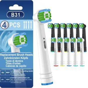 Toothbrush Head Compatible with Oral b Braun Electric Toothbrush,Electric Toothbrush Replacement Heads Compatible with Oral B Pro Smart Genius Series Toothbrush Head Compatible with Oral b Braun Electric Toothbrush,Electric Toothbrush Replacement Heads Compatible with Oral B Pro Smart Genius Series