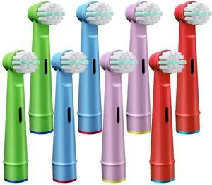 8 Pcs Electric Kid Toothbrush Replacement Heads Compatible with Braun Oral B 8 Pcs Electric Kid Toothbrush Replacement Heads Compatible with Braun Oral B